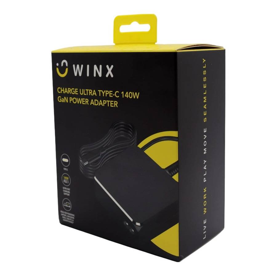 Winx Charge Ultra 140W Type-C GaN Power Adapter WX-DC105
