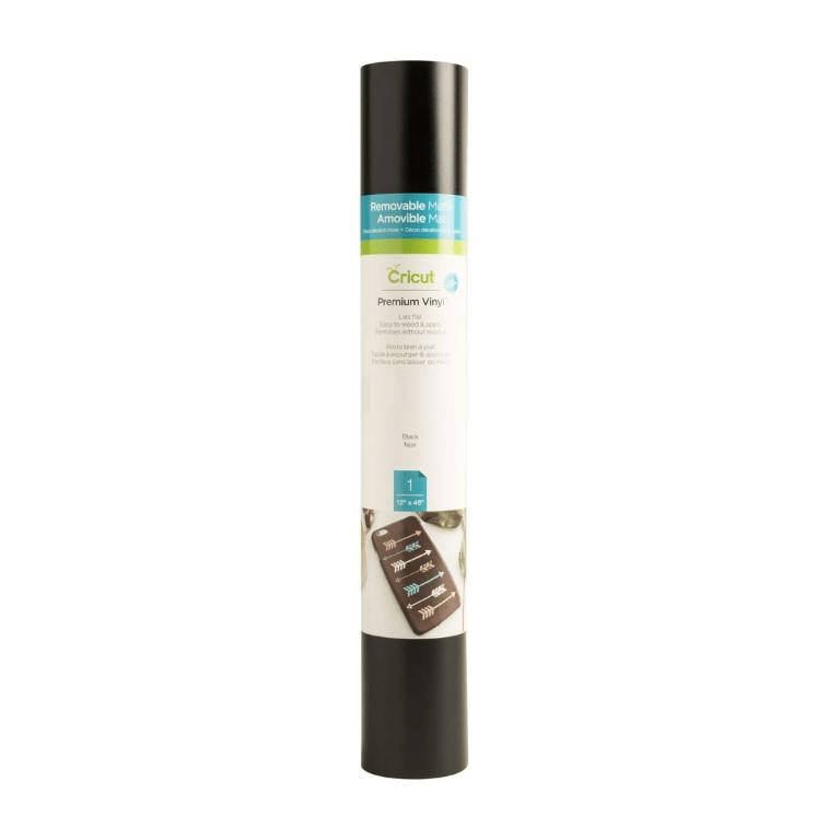 Cricut Premium Vinyl Removable 30x122cm 1-sheet Black 2004296