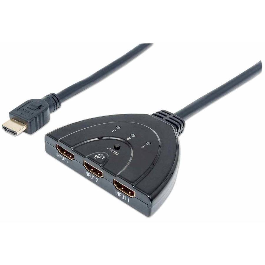 Manhattan 1080P 3-port HDMI Switch 207423