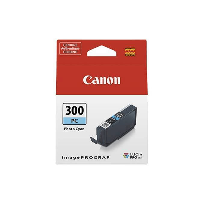 Canon PFI-300 Photo Cyan Ink Cartridge Original 4197C001 Single-pack