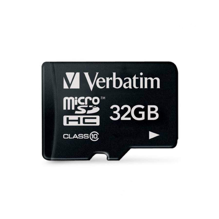 Verbatim Premium Memory Card 32GB MicroSDHC Class 10 44013