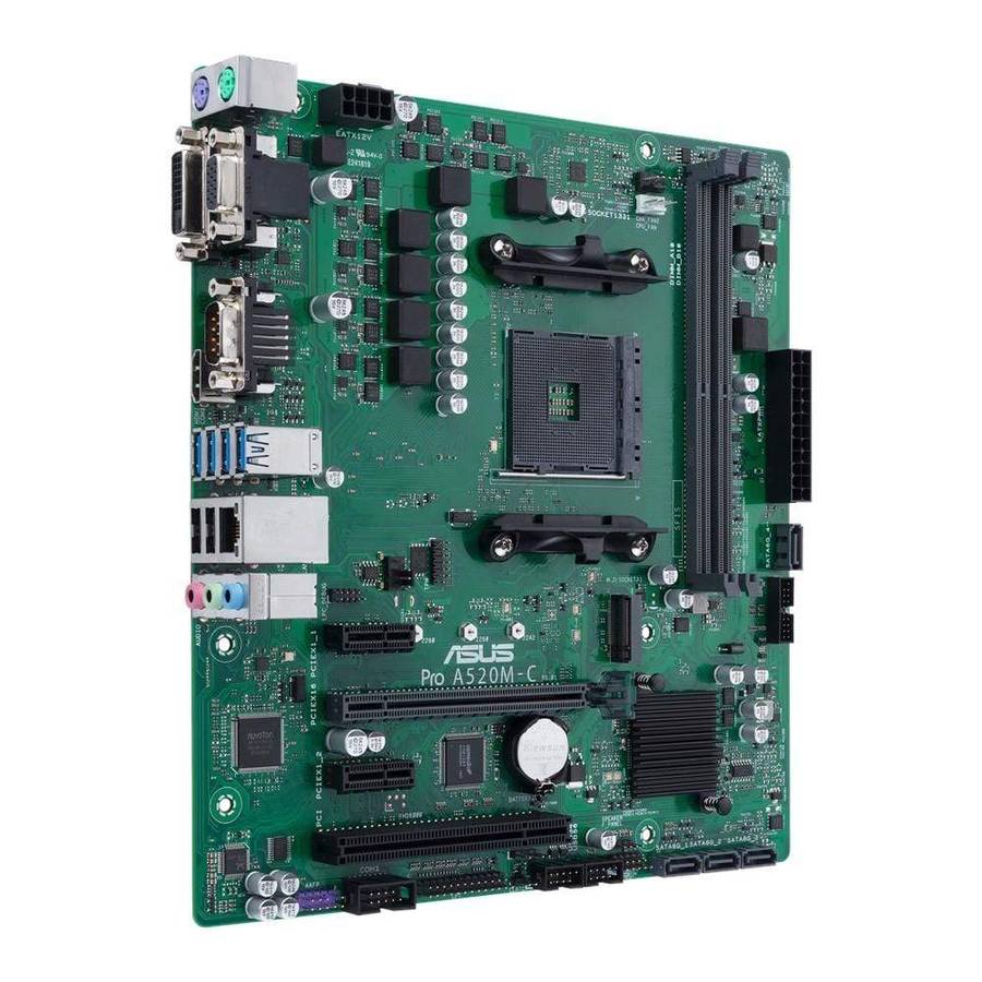 ASUS Pro A520M-C/CSM AMD A520 Socket AM4 Micro ATX Motherboard 90MB1550-M0EAYC