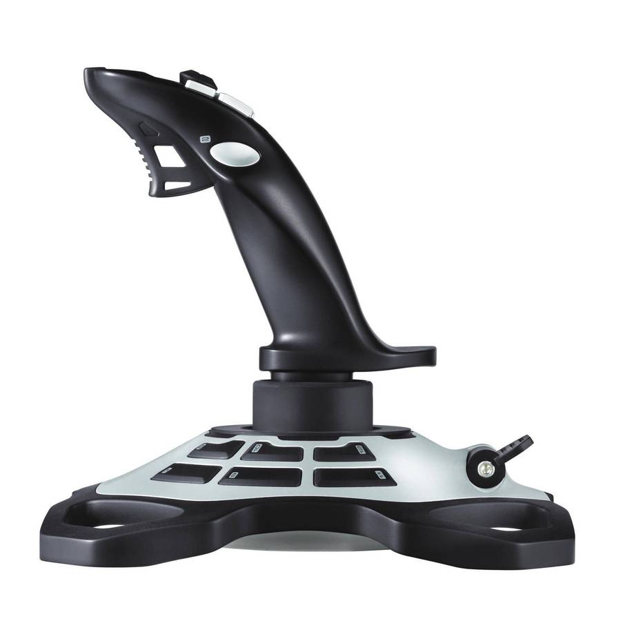 Logitech Extreme 3D Pro Joystick PC Digital USB 2.0 Black and White 942-000031