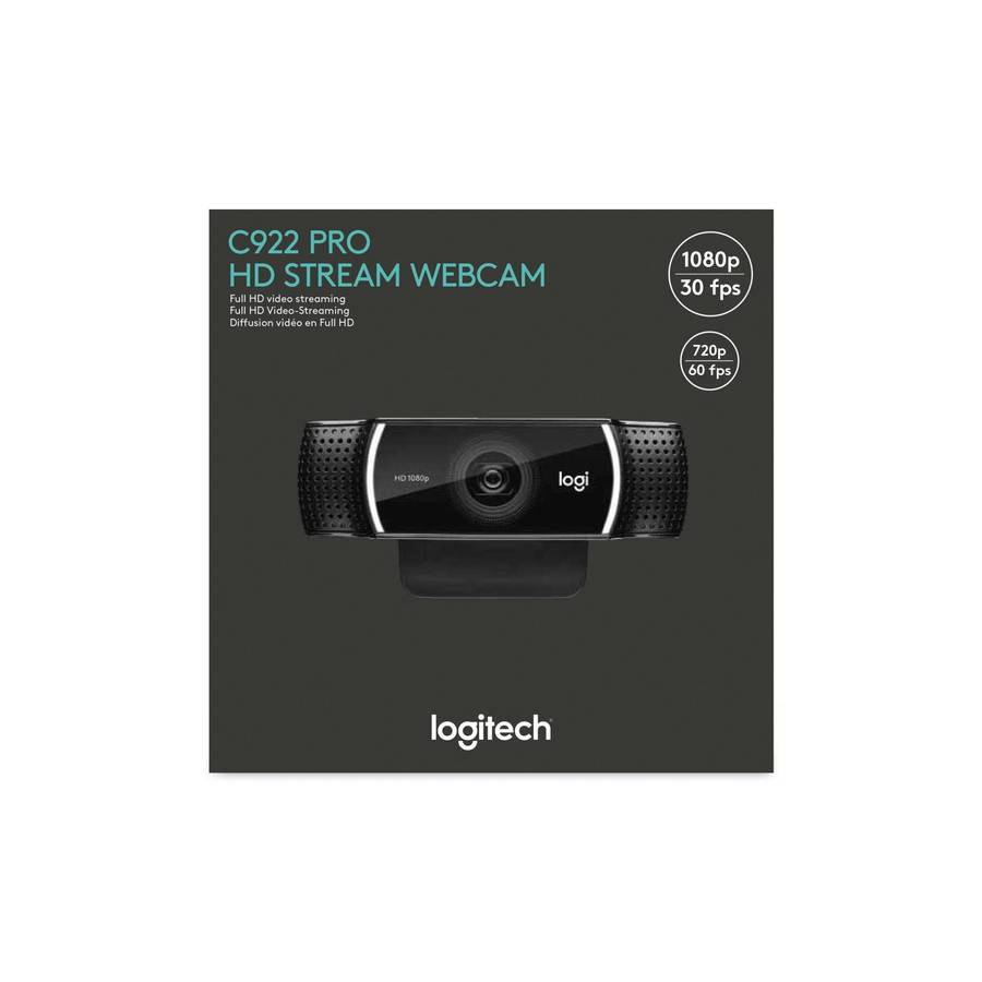 Logitech C922 Pro Stream Webcam Including Tripod 960-001088