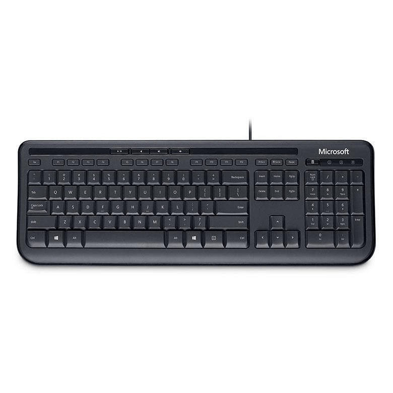 Microsoft Wired 600 Keyboard USB QWERTY US English Black