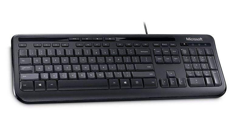 Microsoft Wired 600 Keyboard USB QWERTY US English Black