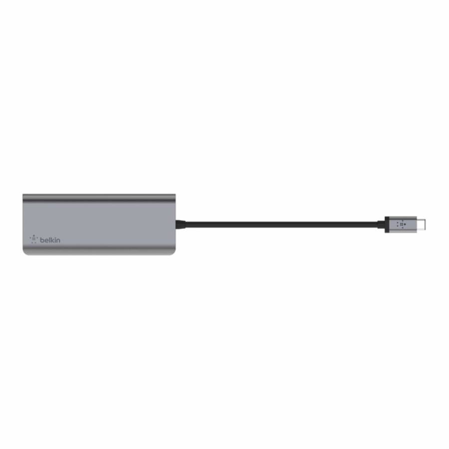 Belkin Connect USB-C 6-in-1 Multiport Adapter Silver AVC008BTSGY