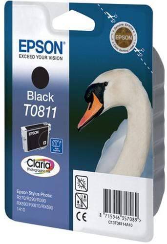 Epson T0811 Claria Photographic Photo Black High Yield Printer Ink Cartridge Original C13T11114A10 S