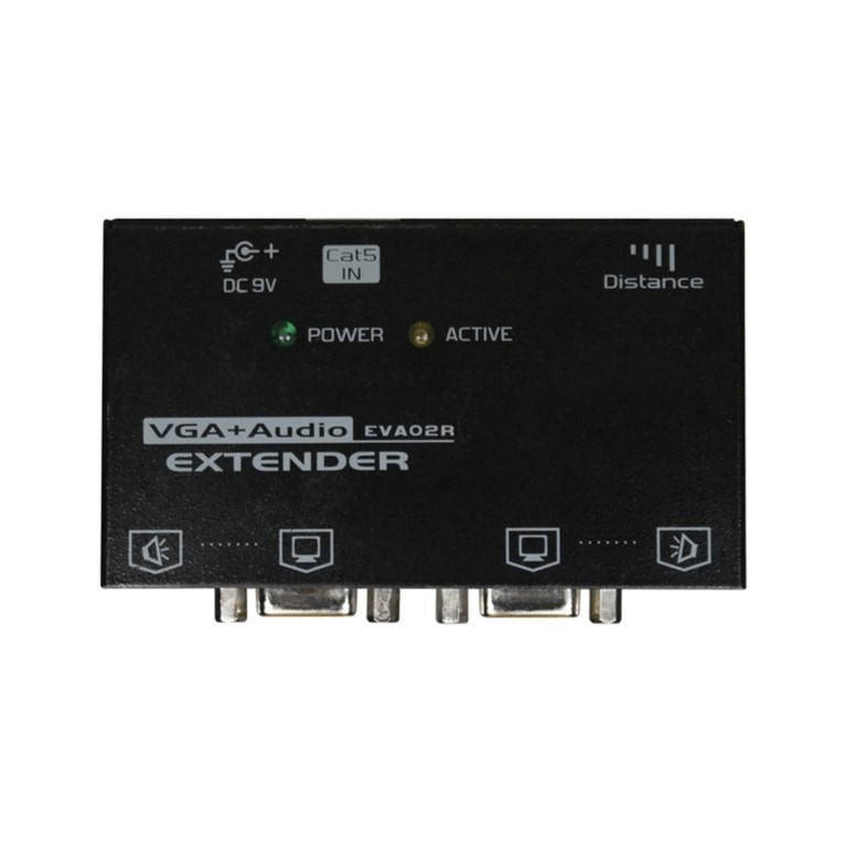 Rextron EVA214 VGA Video Extender over CAT5 with Audio