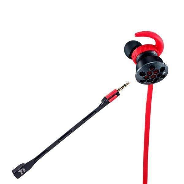 Tt ESPORTS ISURUS PRO Headset In-ear Black and Red HT-ISF-ANIBBK-19