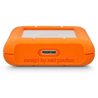 LaCie Rugged Mini 2TB Orange and Silver External Hard Drive LAC9000298
