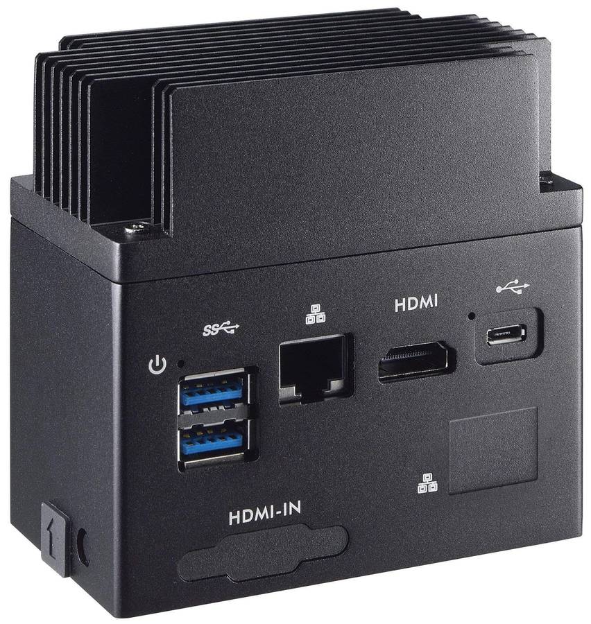 Shuttle EDGE EN01J4 Intel PentiumÂ® J4205 8GB LPDDR4-SDRAM 64GB EMMC Black Mini PC
