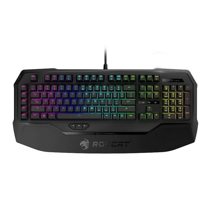 Roccat Ryos MK FX RGB Backlit Cherry MX Brown Mechanical Gaming Keyboard ROC-12-871
