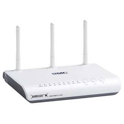 SMC SMCWBR14S-3GN Wi-Fi 4 Wireless Router - Fast Ethernet White EU