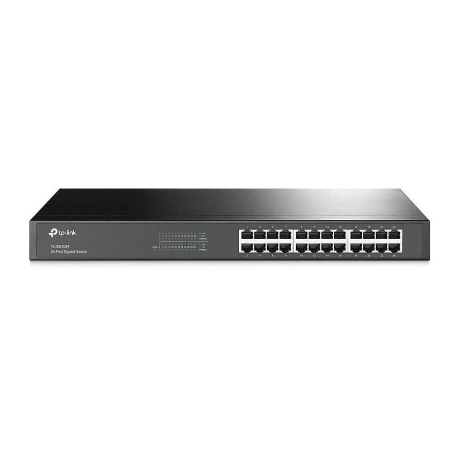 TP-Link TL-SG1024 24-port GbE Unmanaged Rackmount Network Switch