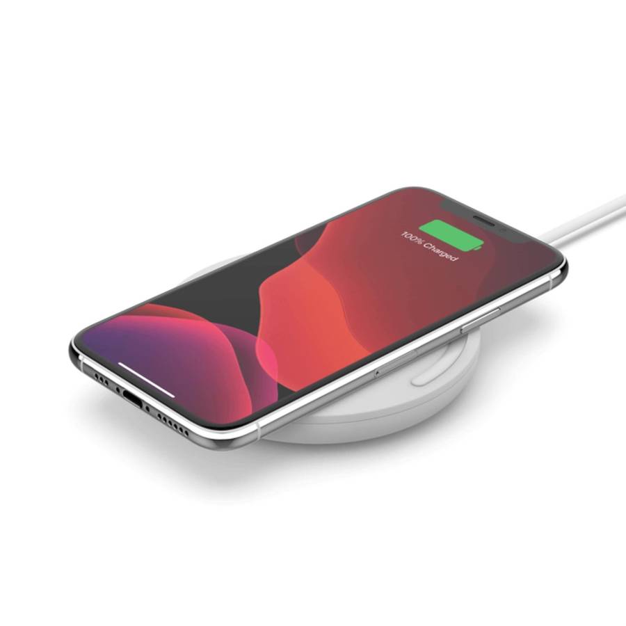 Belkin BoostCharge 10W Wireless Charging Pad with Cable White WIA001BTWH