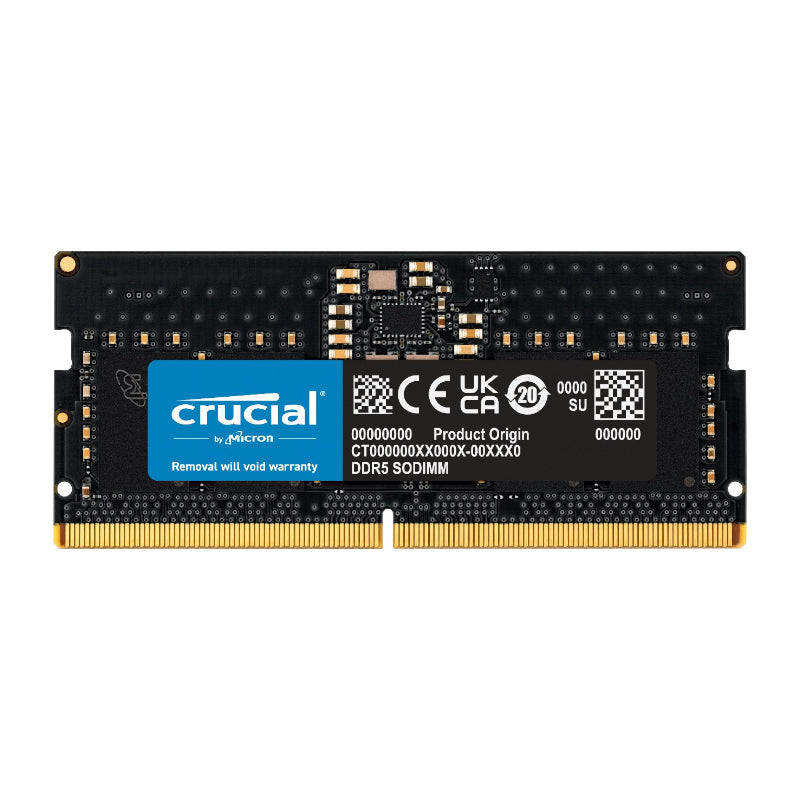 Crucial 4800MHz DDR5 SODIMM Notebook Memory 16GB