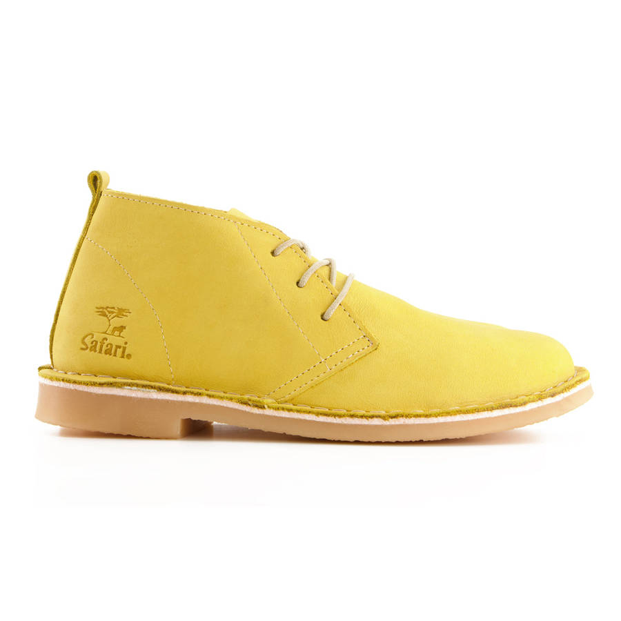 Bata Safari Odyssey Mens Boot Canary Yellow