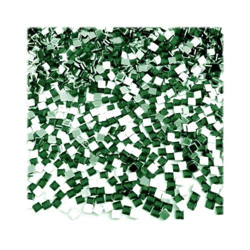 Green Flat Back Square Shape Nail Art Rhinestones - 2mm / Green