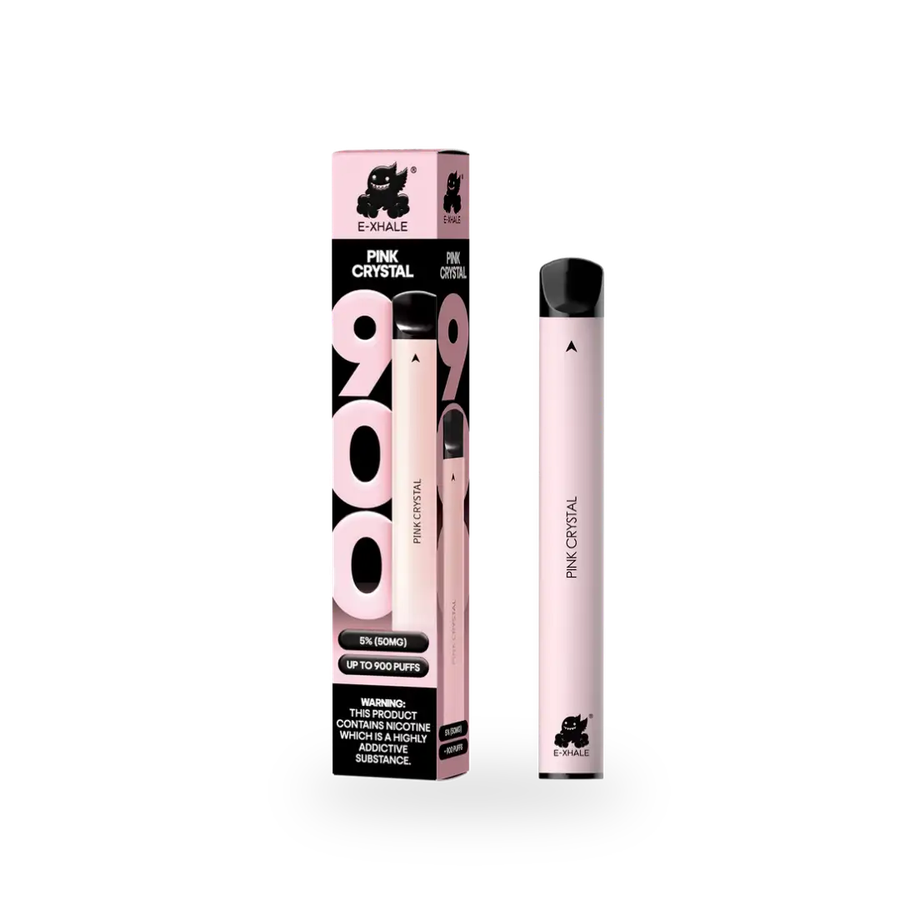 900 Pink Crystal Disposable Vape - 5% Nicotine 50mg