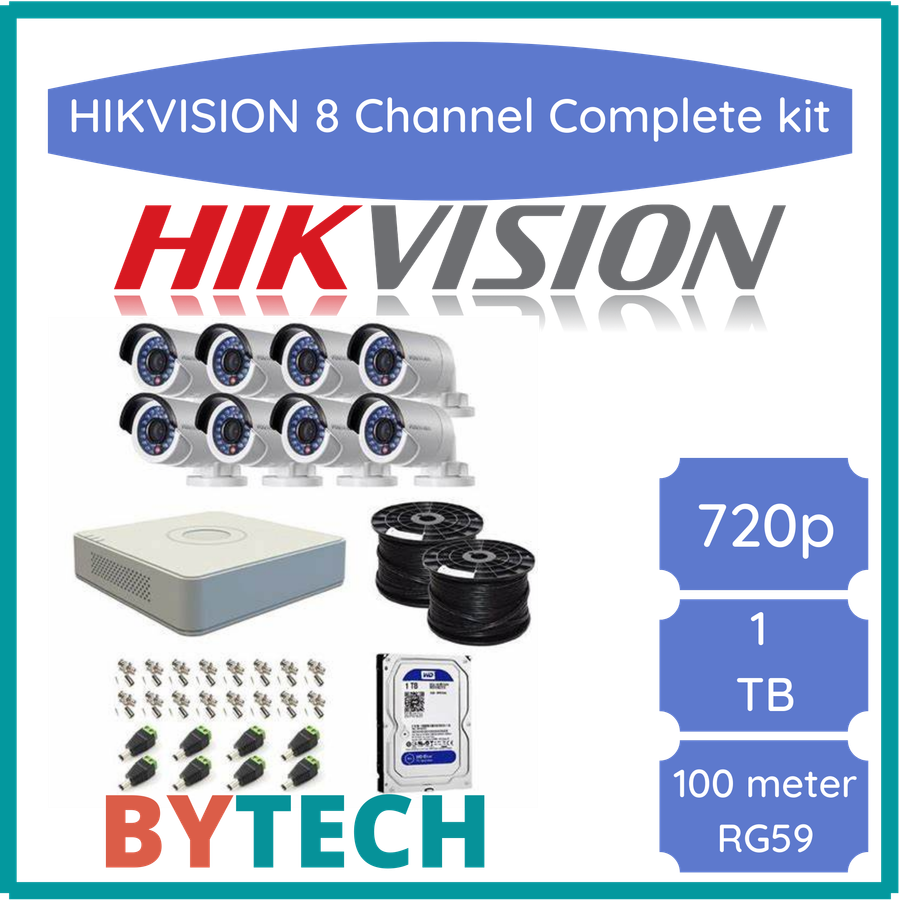 HikVision 8 Ch 720p Turbo HD Kit With 2TB HDD cctv,cctv,cctv,cctv,cctv