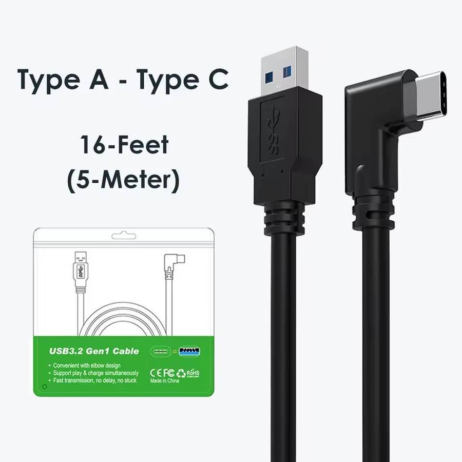 5M USB 3.2 Type-C Link Cable  Charging & Data for Oculus Quest 2 VR