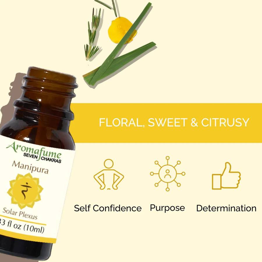 7 Chakra Manipura Essential Oil Diffuser Blend 10ml