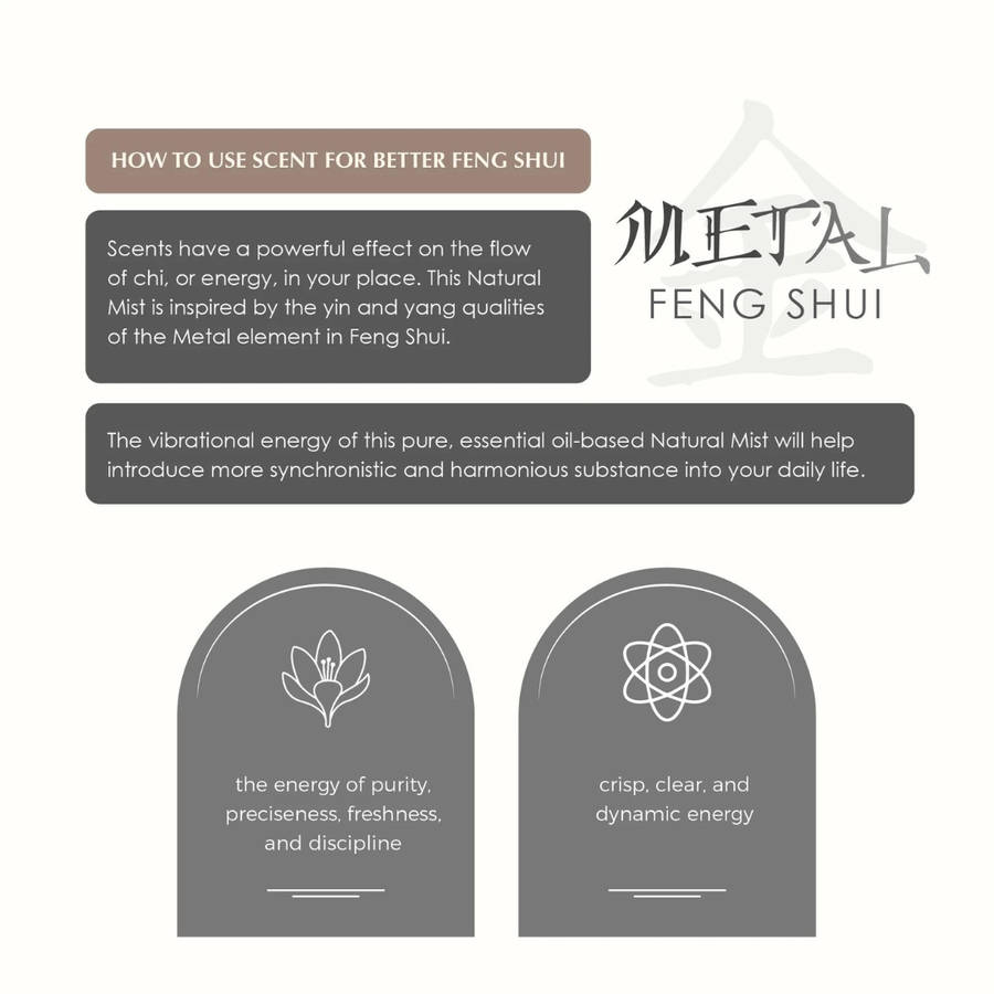 Feng Shui Metal Natural Mist (100ml)