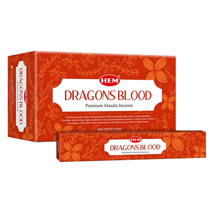 HEM Dragon's Blood Masala Incense Sticks - Elevate Your Spiritual Practice