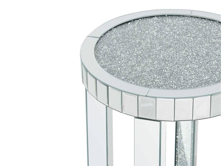 Calgary Claire Round Diamant Side Table