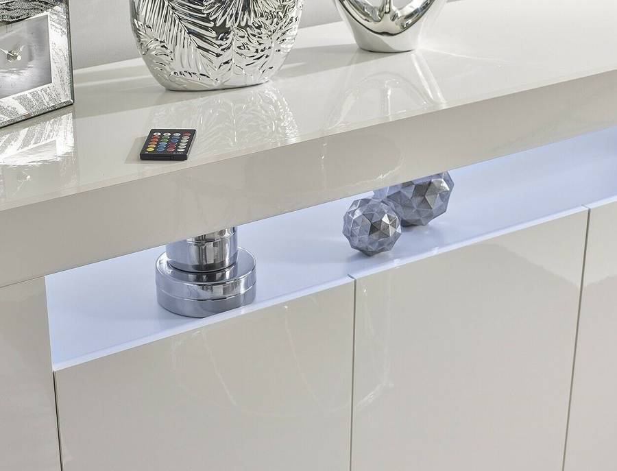 Alejandro LED 3 Door Sideboard