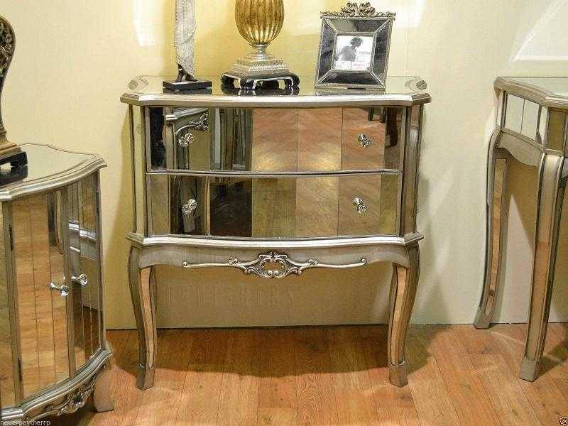Victorian Two Drawer Mirrored Chest of Drawers