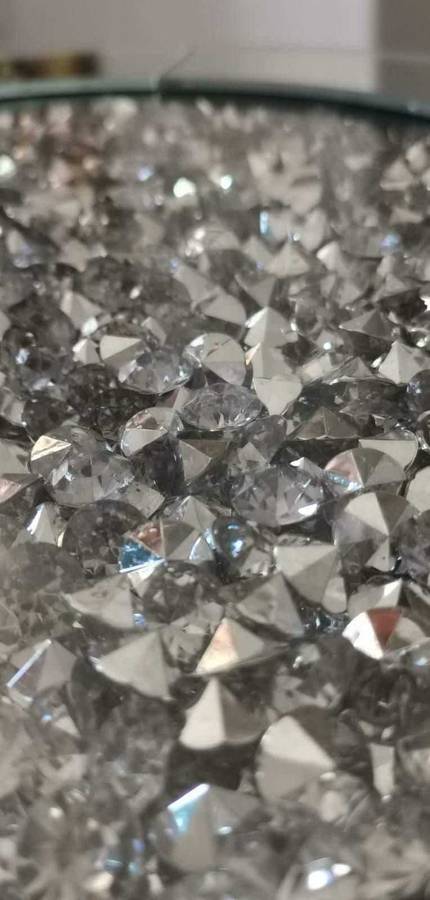 Calgary Claire Round Diamant Side Table