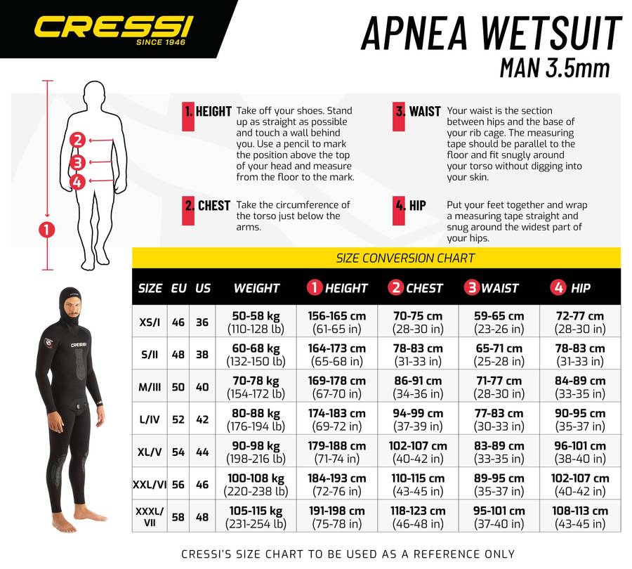 Cressi Apnea Wetsuit Man 5mm
