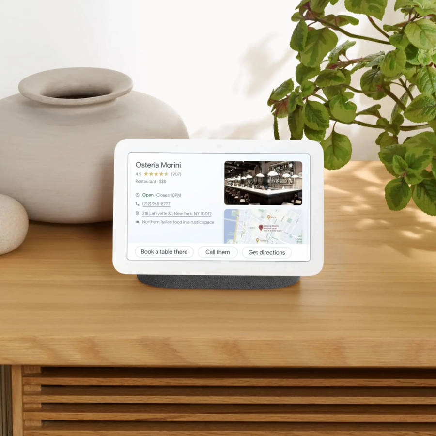 Google Nest Hub 7 Smart Display with Google Assistant 2nd Gen - Charcoal - Demo Deals