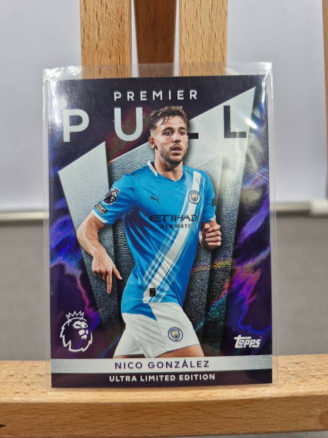 Topps Premier League 2026 - Premier Pull Nico Gonzalez Manchester City - Ultra Limited Edition (M...