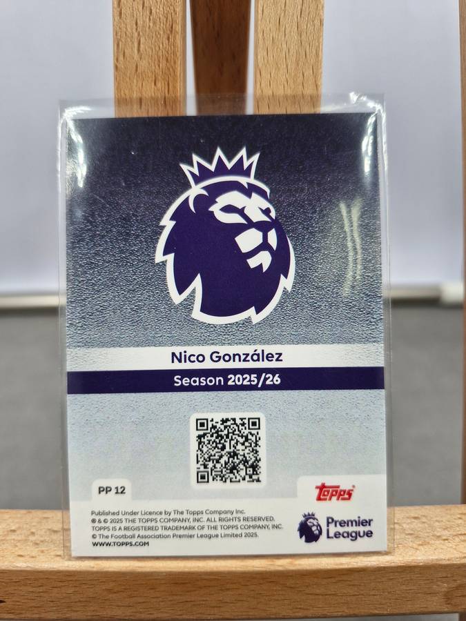 Topps Premier League 2026 - Premier Pull Nico Gonzalez Manchester City - Ultra Limited Edition (M...