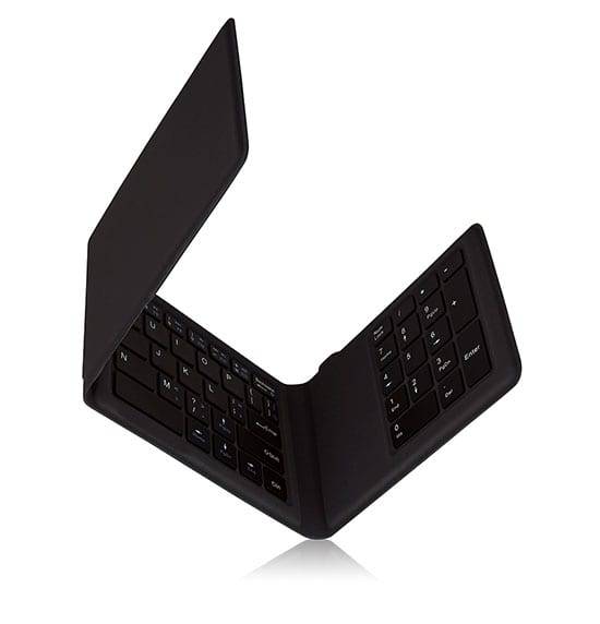 Kanex MultiSync Foldable Mini Travel with Numeric Keyboard - Black