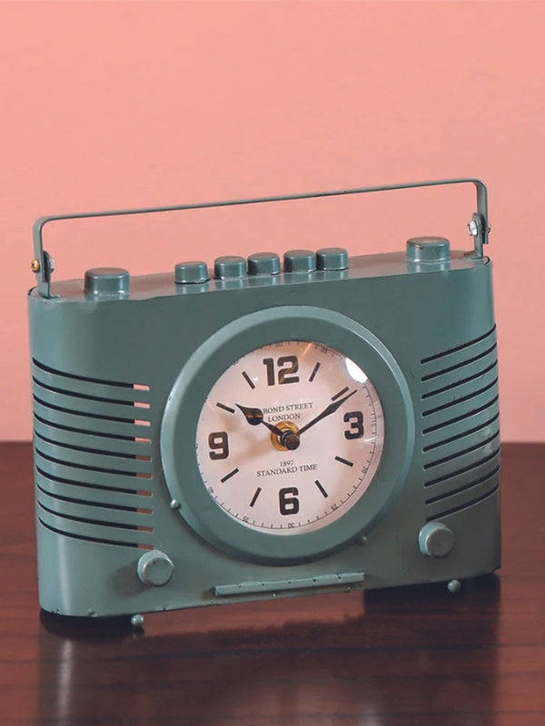 Table Clock - Vintage Radio Model