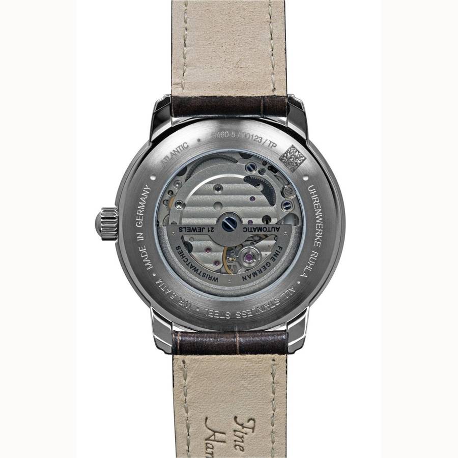 ZEPPELIN Men's Atlantic Automatic 60h Date Watch Night Glow 84605