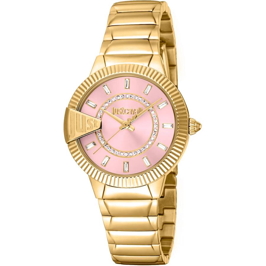 Just Cavalli Glam Chic Puntale Yellow Gold Salmon