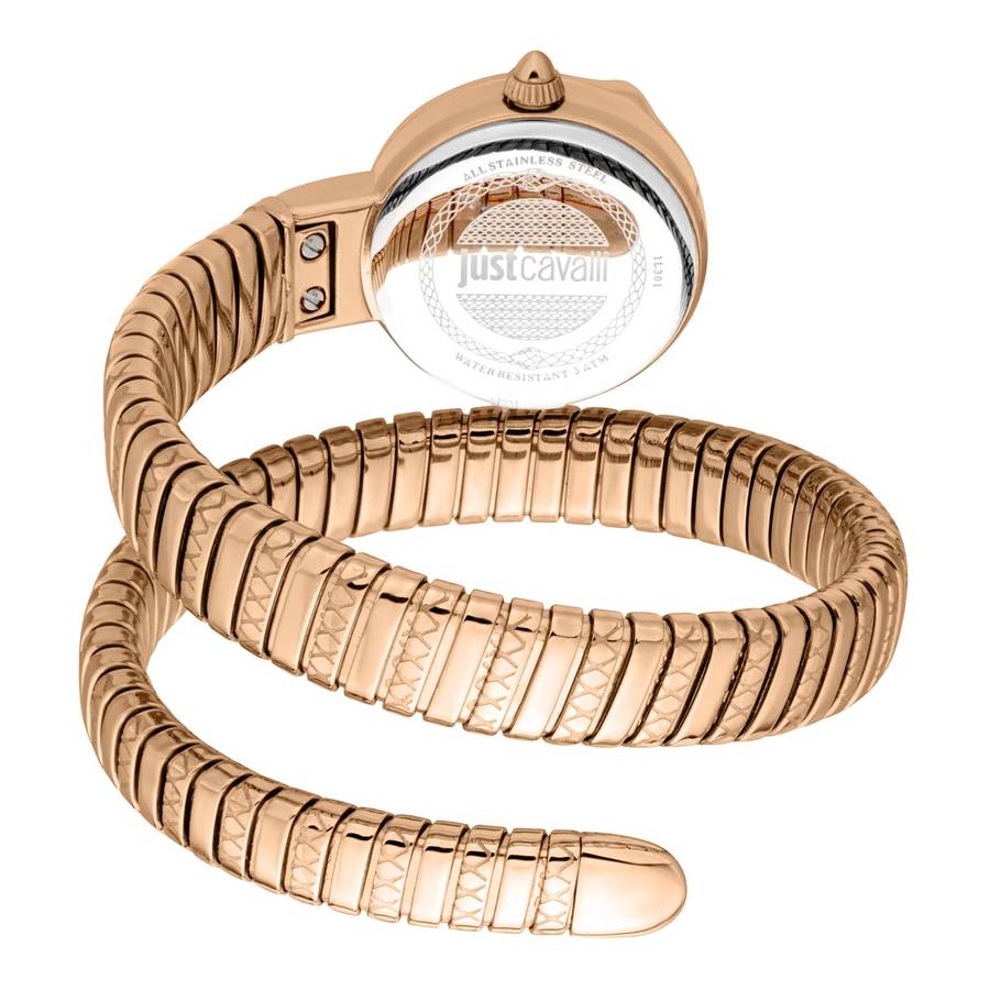 Just Cavalli Signature Snake Cerchio Snake Rose Gold Silver Grey