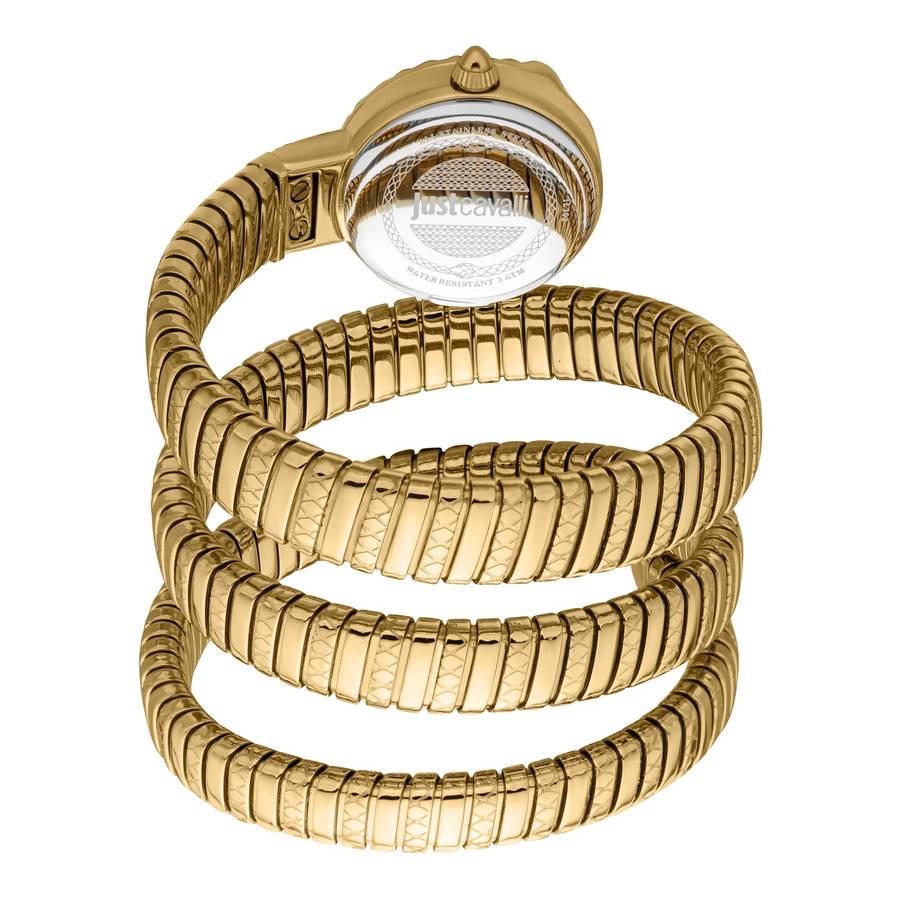 Just Cavalli Signature Snake Enchanting Yellow Gold MOP