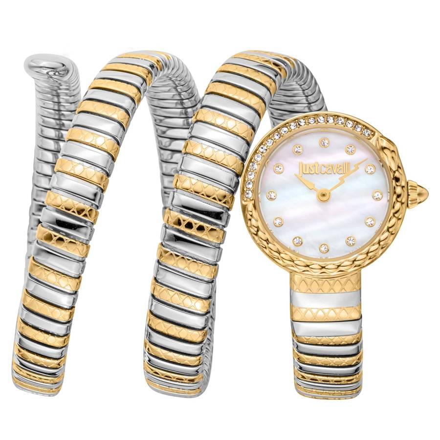 Just Cavalli Signature Snake Enchanting Two Tones YG MOP