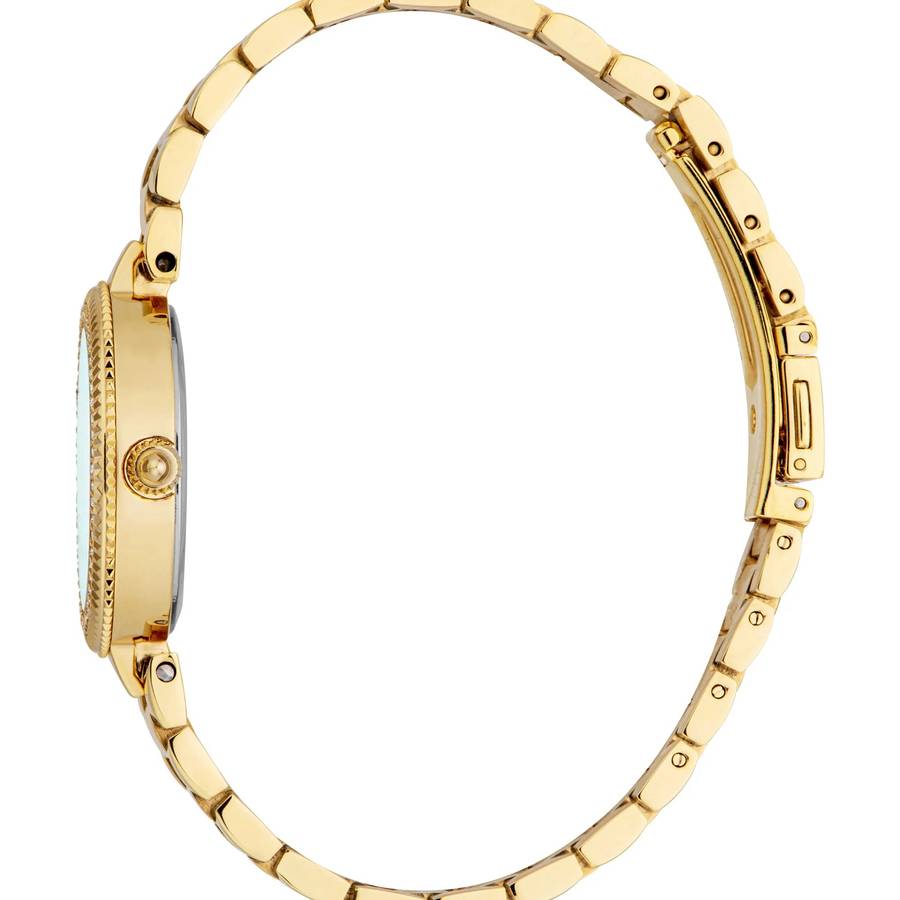 Just Cavalli Glam Chic Ostentatious Yellow Gold Turquoise
