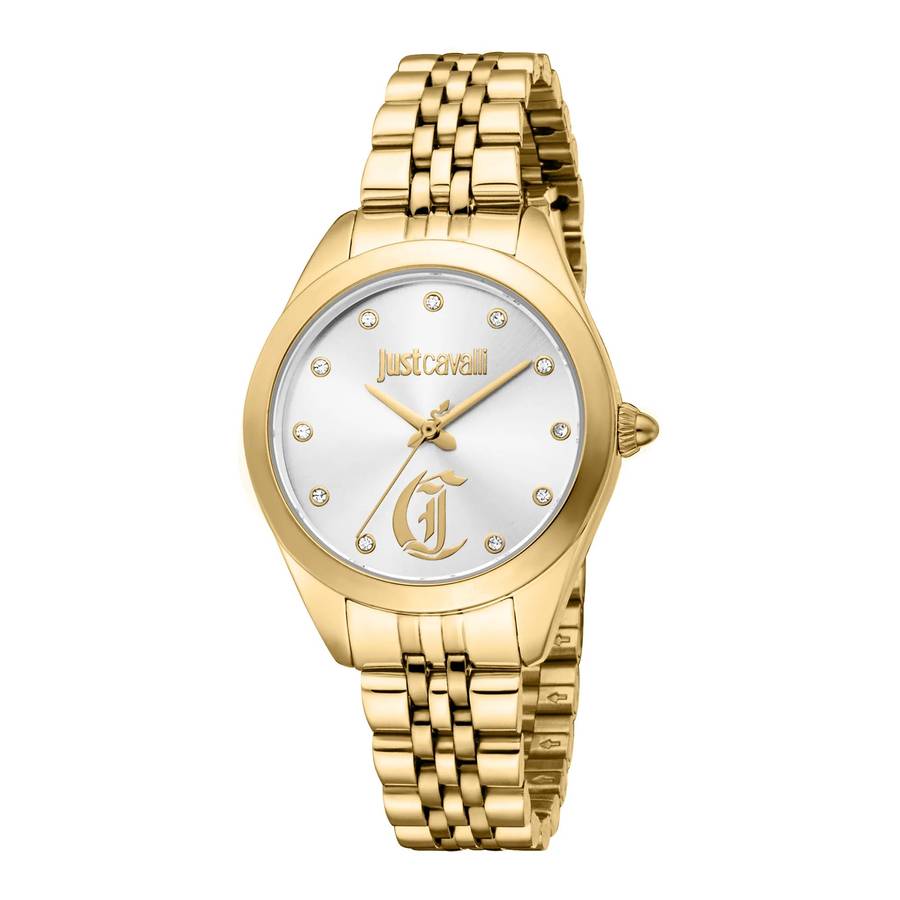 Just Cavalli Glam Chic Luna Yellow Gold Silver