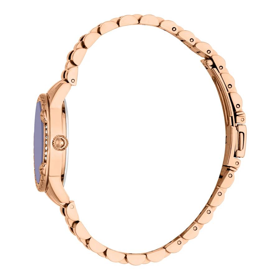 Just Cavalli Animalier Fiorenza Snake Rose Gold Violet