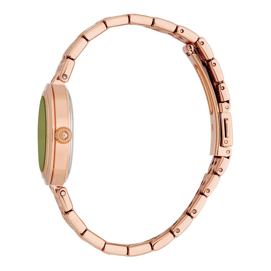 Just Cavalli Animalier Preziosa Rose Gold Olive Green