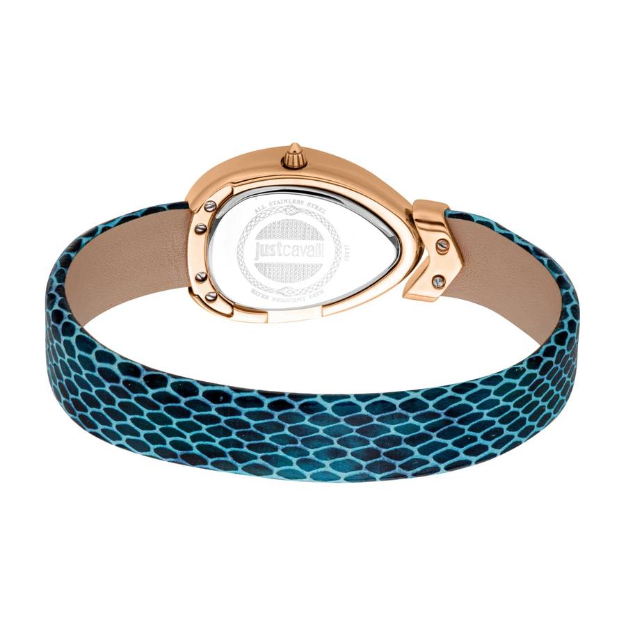 Just Cavalli Signature Snake Diversa Snake Blu
