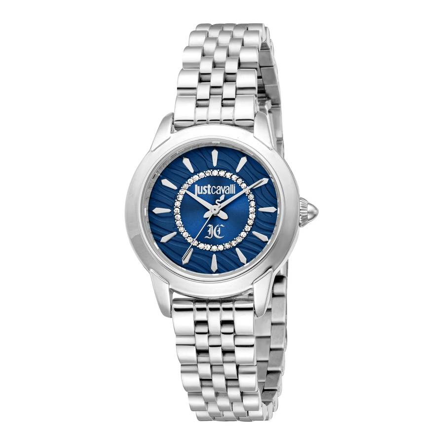 Just Cavalli Animalier Allegra Silver Blue